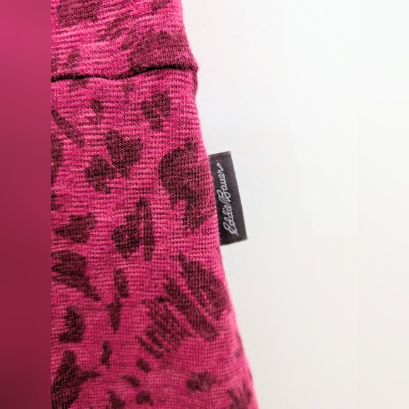 Eddie Bauer Magenta Pink Print Sleeveless Athletic Dress | Small - Picture 4 of 5